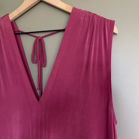 ANTHROPOLOGIE Eri + Ali Briella Tunic Dress Size Small Purple Pink Red Relaxed - Picture 10 of 16